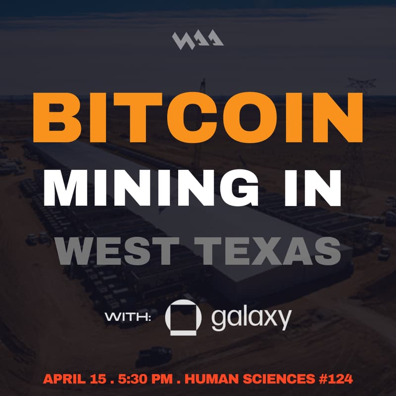 Cover Image for Bitcoin Mining w/ Galaxy