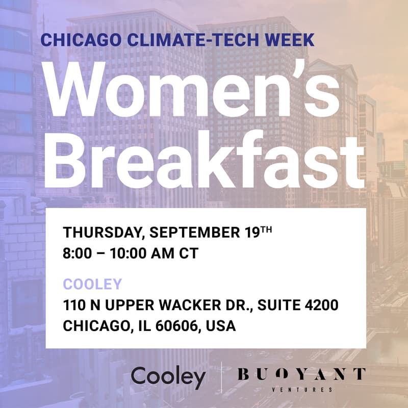 Cover Image for Chicago Climate-tech Week Women’s Breakfast