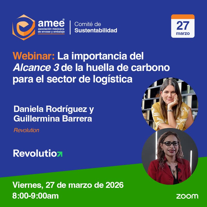 Cover Image for Webinar: La importancia del Alcance 3 de la huella de carbono para el sector de logística por Daniela Rodríguez y Guillermina Barrera