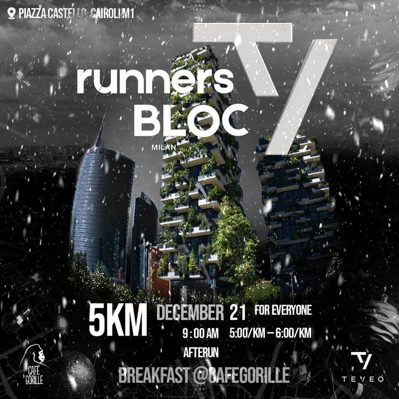 Cover Image for TEVEO XMAS RUN x RunnersBLOC - Milano