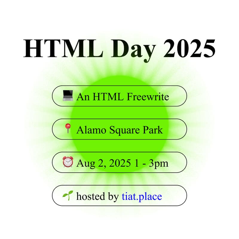 Cover Image for HTML Day 2025