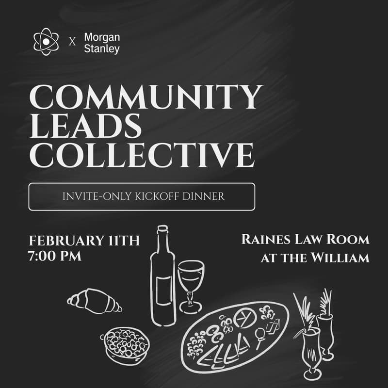 Cover Image for Community Leads Collective: Kickoff Dinner presented by The Nucleus Network