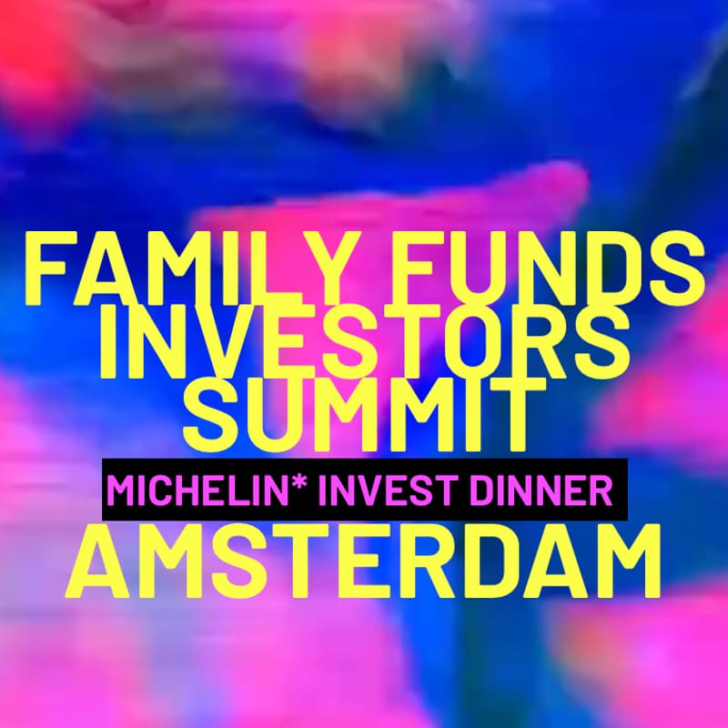 Cover Image for 🇳🇱🌷🚲Michelin* Invest Dinner🥂🕯Family Offices & Investors Summit📍#Bitcoin #Amsterdam 📍 Nov 14 6-8 PM