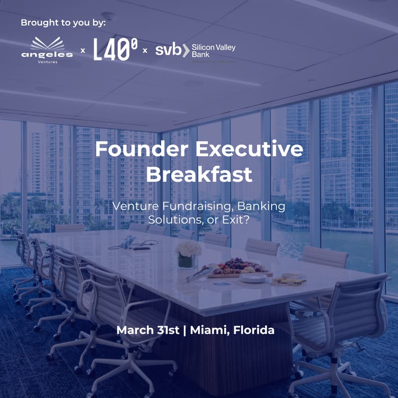 Cover Image for Founder Breakfast: Venture fundraising, banking, or exit?