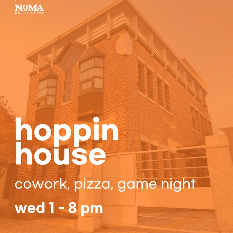 Cover Image for Community Dinner & Coworking @Hoppin House