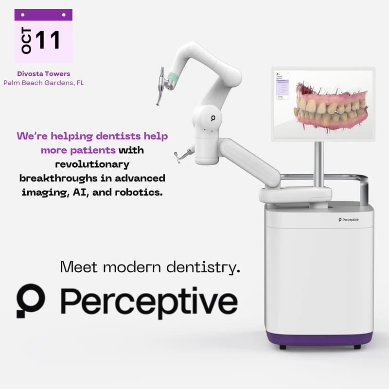 Cover Image for Meet Perceptive The Dentist Robot Breakthroughs in advanced imaging, AI, and robotics.