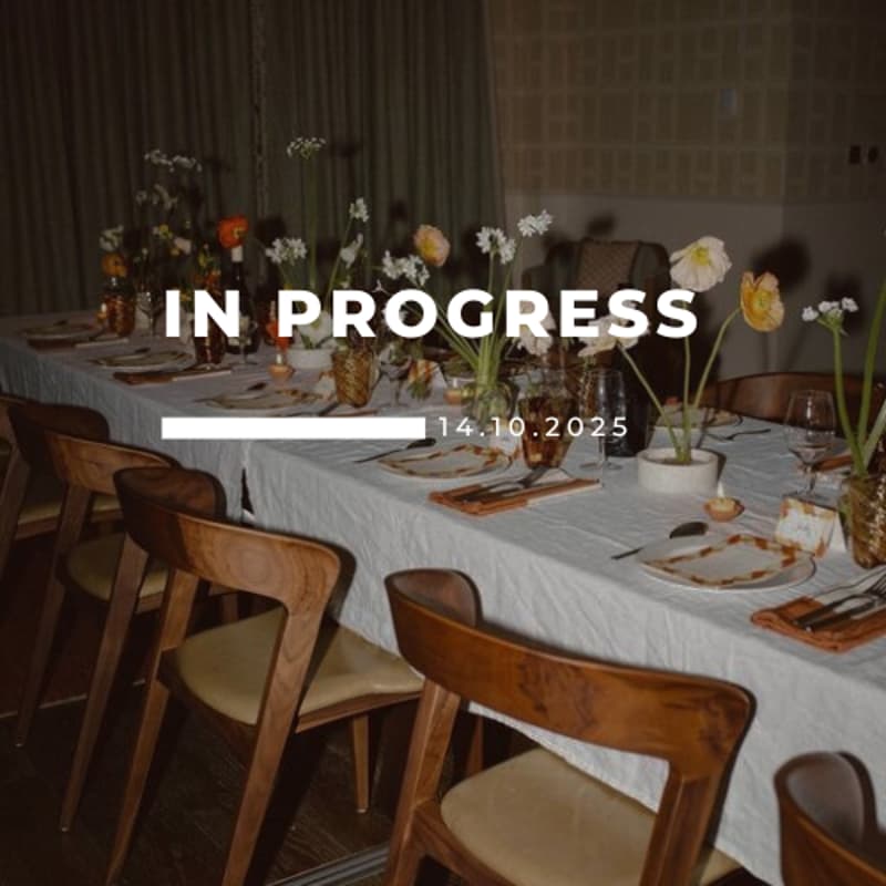 Cover Image for In Progress: Founder Supper Club - powered by FOMO Berlin