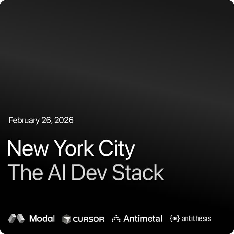 Cover Image for The AI Dev Stack w/ Cursor, Modal, Antithesis & Antimetal