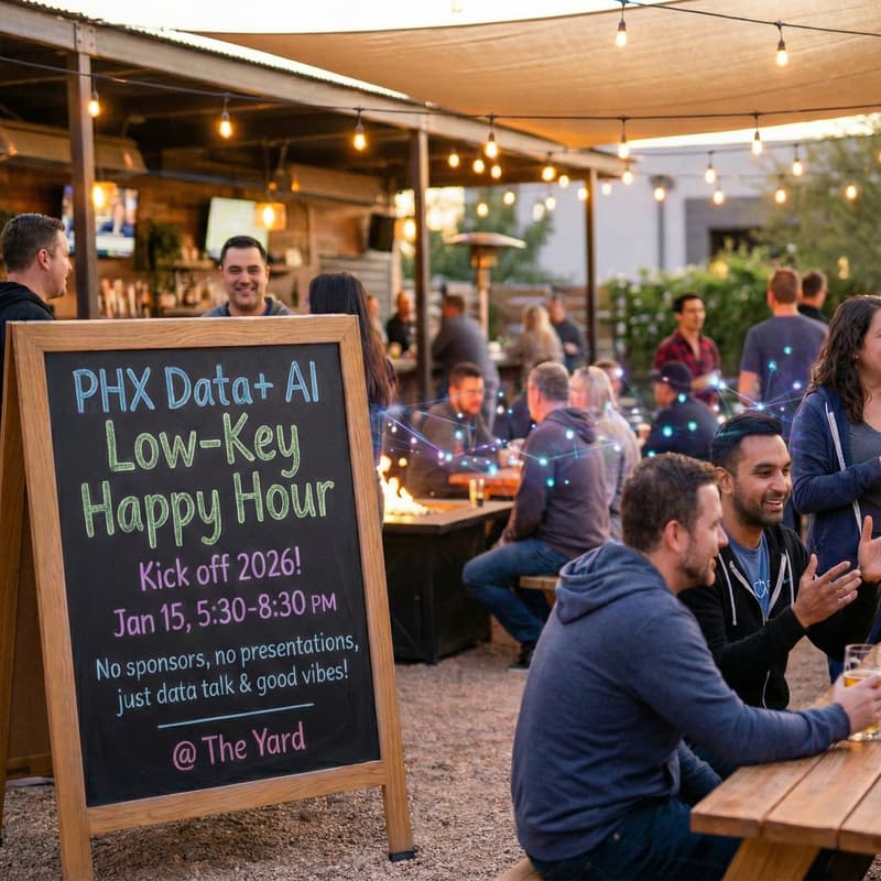 Cover Image for PHX DATA + AI Low-Key Happy Hour - January Edition