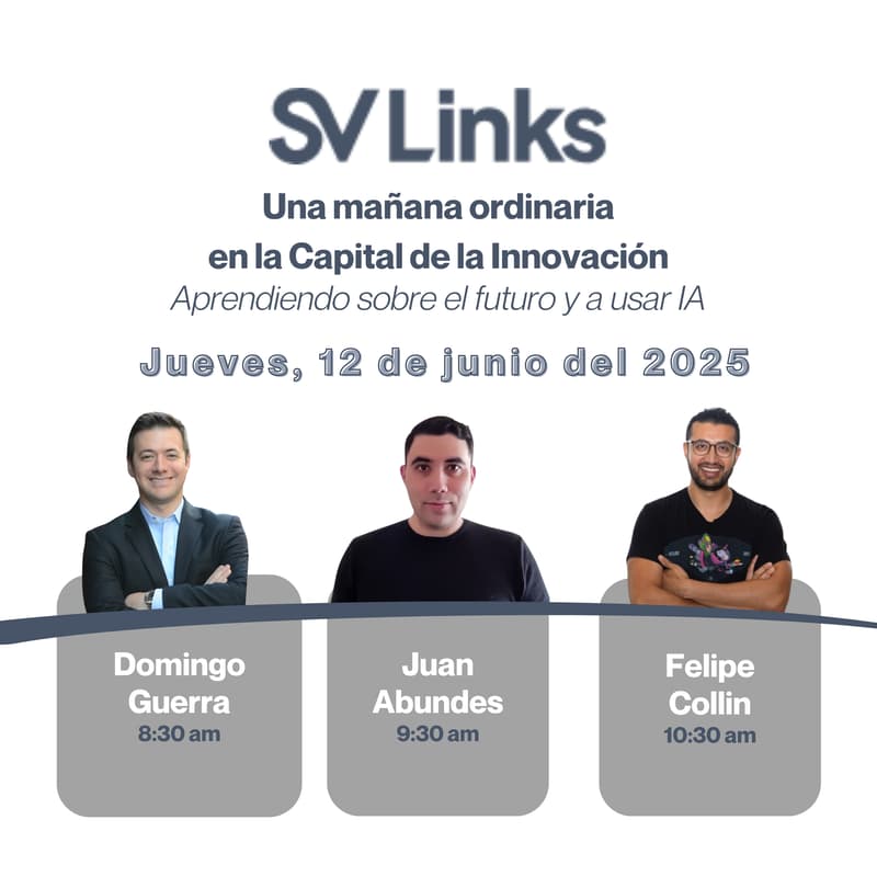 Cover Image for SV Links: Aprendiendo sobre el futuro y a usar IA