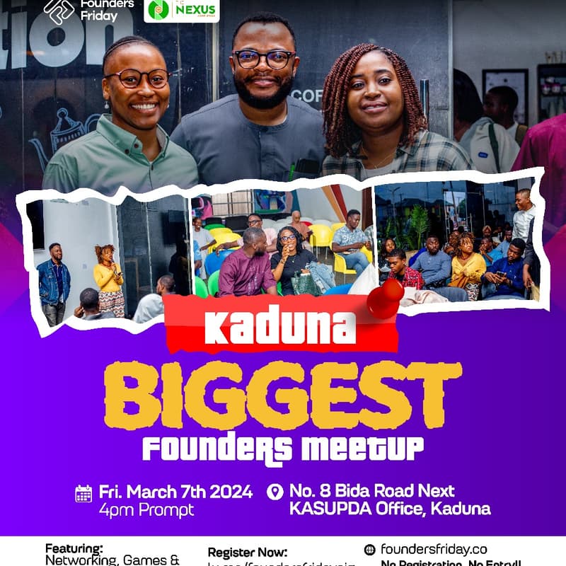 Cover Image for Founders Friday Kaduna