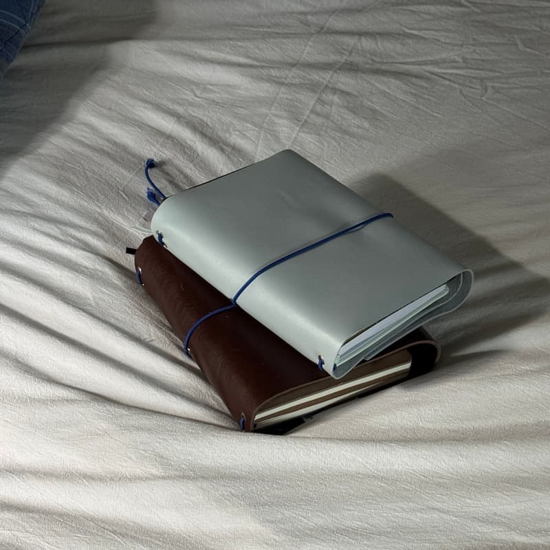 Cover Image for leather journal cover