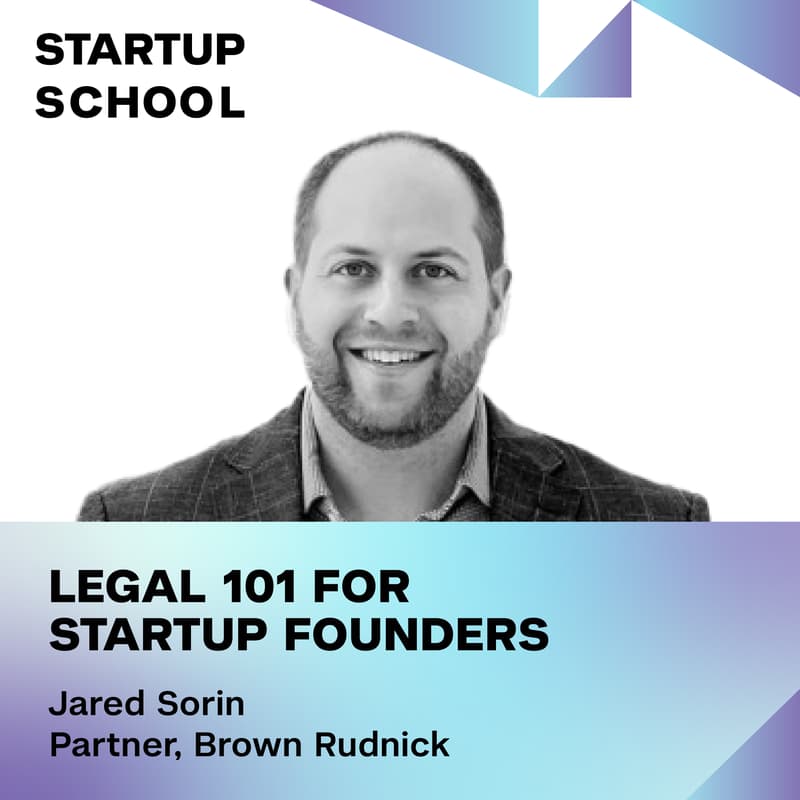 Cover Image for Legal 101 for Startup Founders