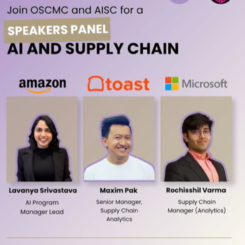Cover Image for Speakers Panel: AI and Supply Chain