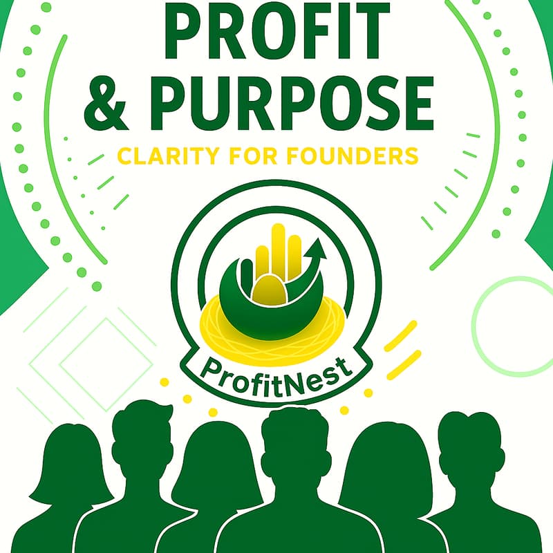 Cover Image for Profit & Purpose: Founder Finance Clarity Sessions with a Fractional CFO (Day 1)