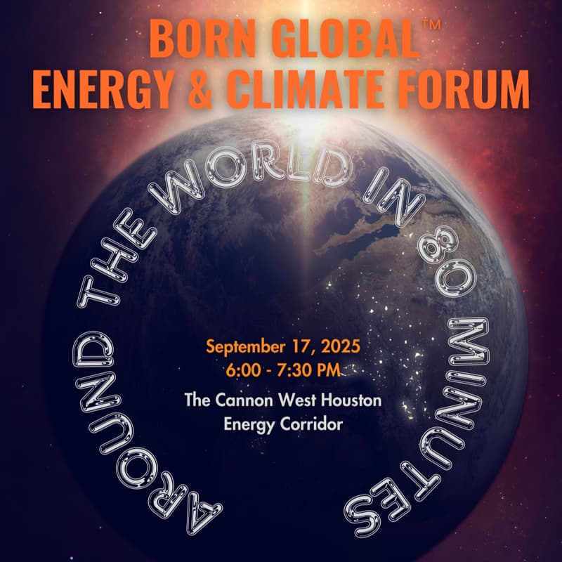 Cover Image for Born Global Energy & Climate Forum - Around the World in 80 Minutes
