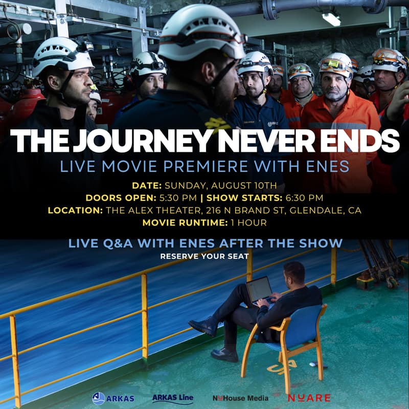 Cover Image for The Journey Never Ends - Live Movie Premiere With Enes Yilmazer