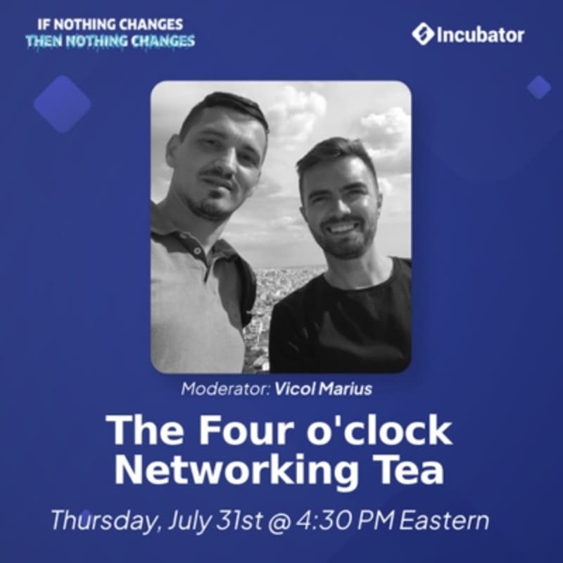 Cover Image for The FOUR o'clock Networking Tea
