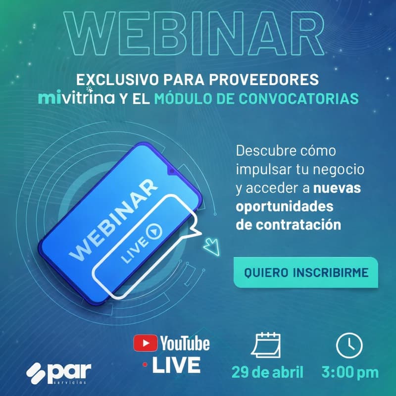 Cover Image for [Webinar] Mi Vitrina | Módulo convocatorias