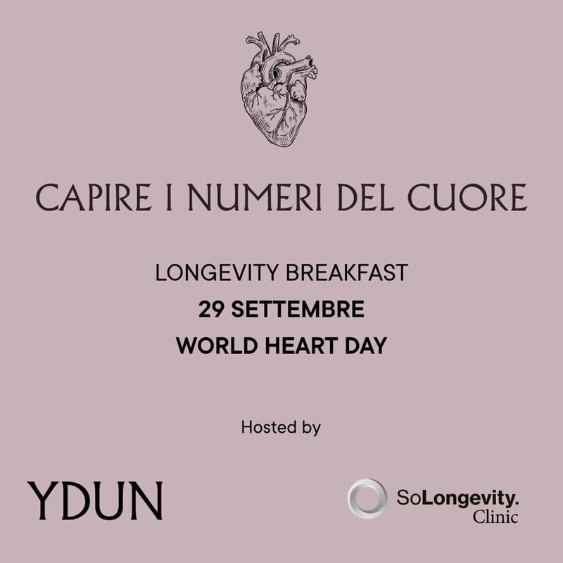 Cover Image for CAPIRE I NUMERI DEL CUORE | World Heart Day | Longevity breakfast