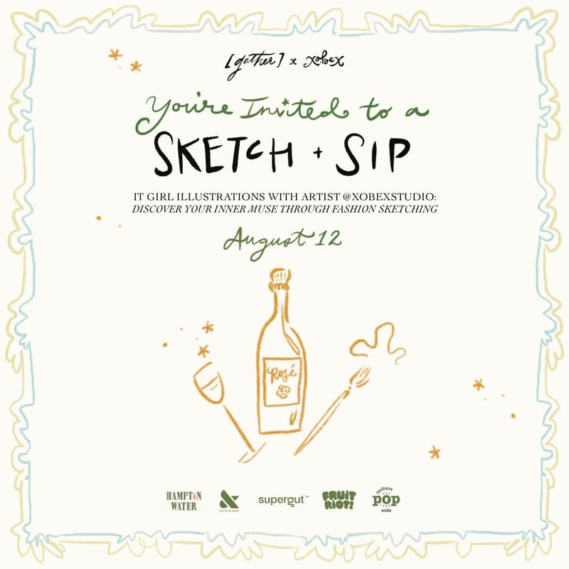 Cover Image for Sketch & Sip: It Girl Illustrations with Xo, Bex