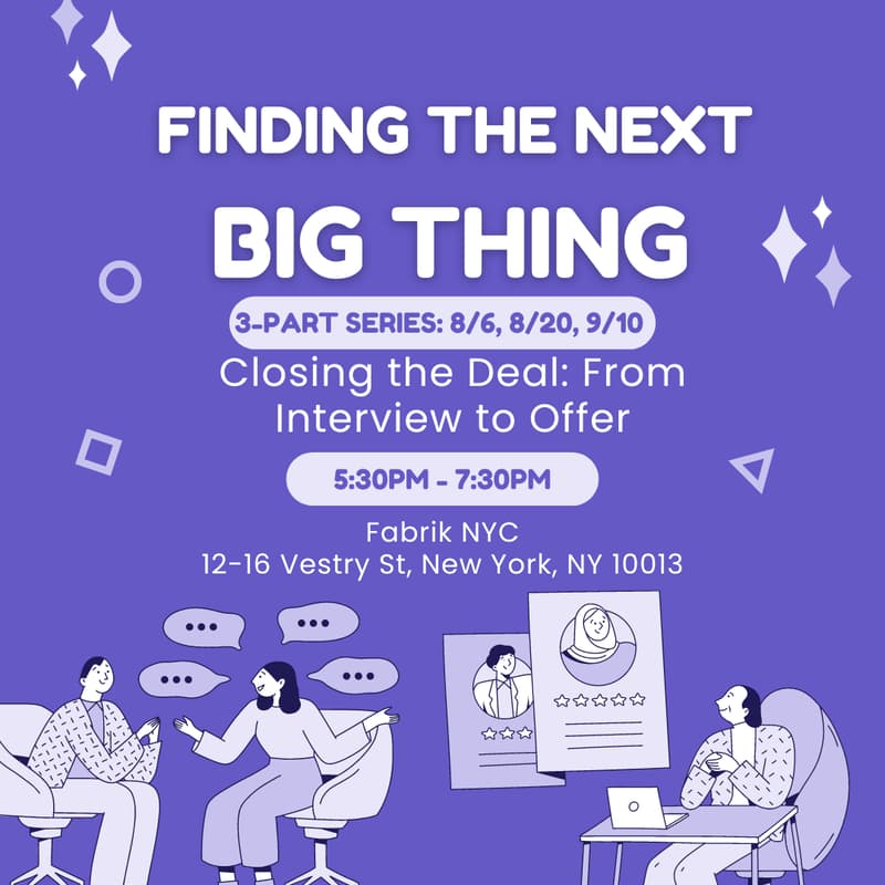 Cover Image for Finding the Next BIG Thing: Closing the Deal