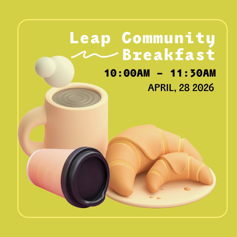 Cover Image for Leap Monthly Breakfast: Connect, Pitch & Innovate ☕️
