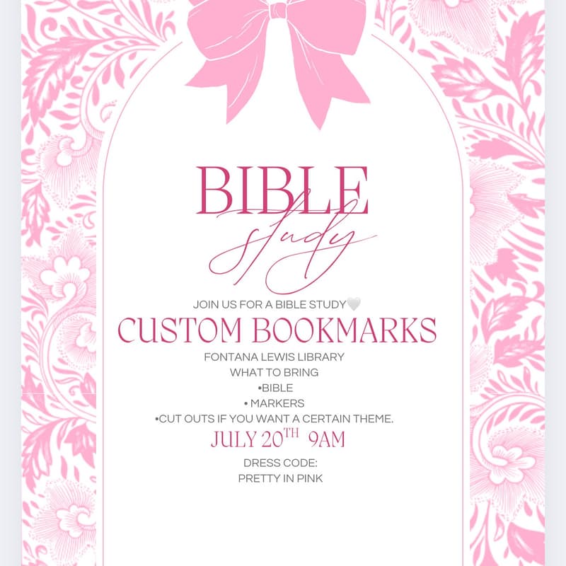Cover Image for Bible Study