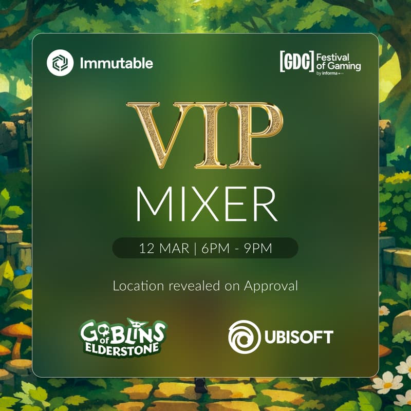 Cover Image for Immutable VIP Mixer @GDC26