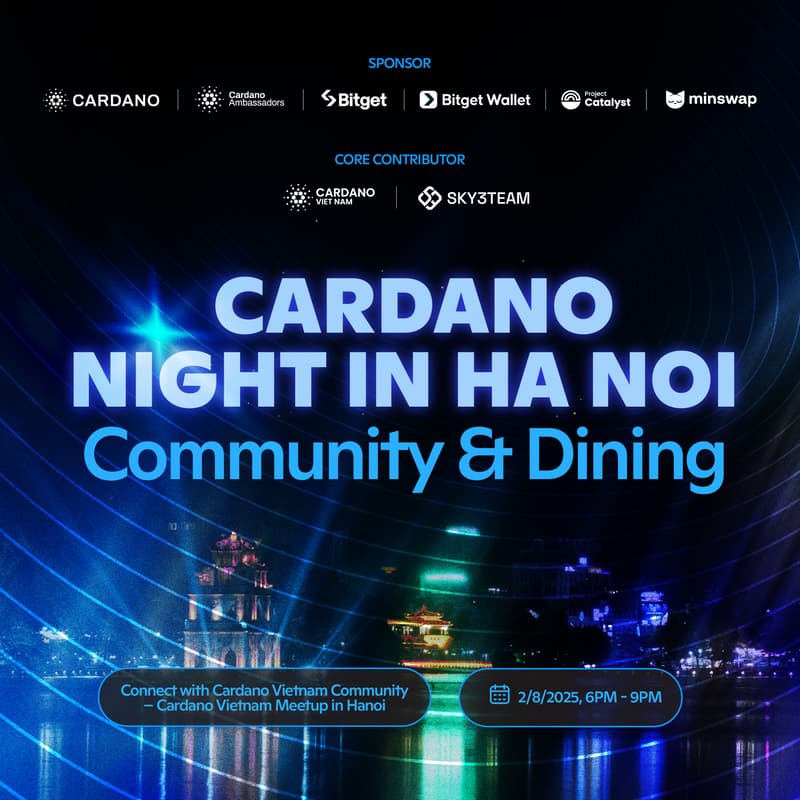 Cover Image for Cardano Night in Ha Noi β Community & Dining