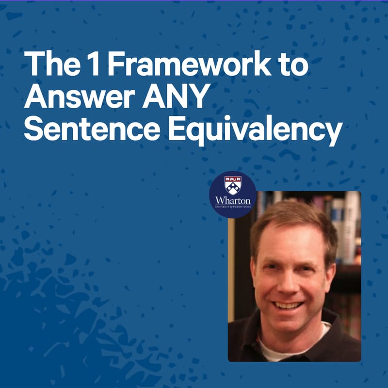 Cover Image for The 1 Framework to Answer ANY Sentence Equivalency