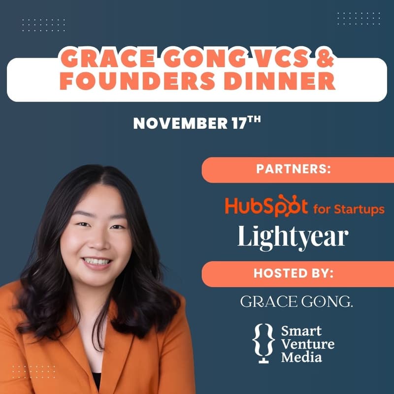 Cover Image for Grace Gong x HubSpot for Startups x Lightyear: Founders & VCs Mansion dinner
