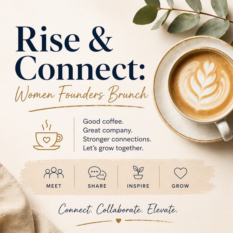 Cover Image for Rise Her Collective Women Founders Brunch in London