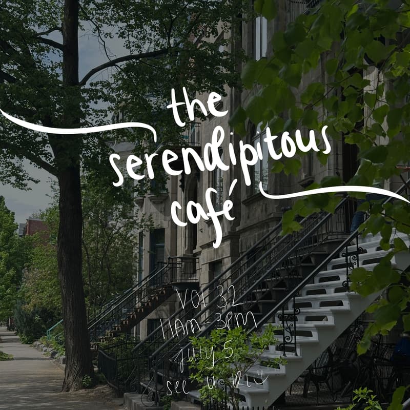 Cover Image for vol 32. of the serendipitous cafe