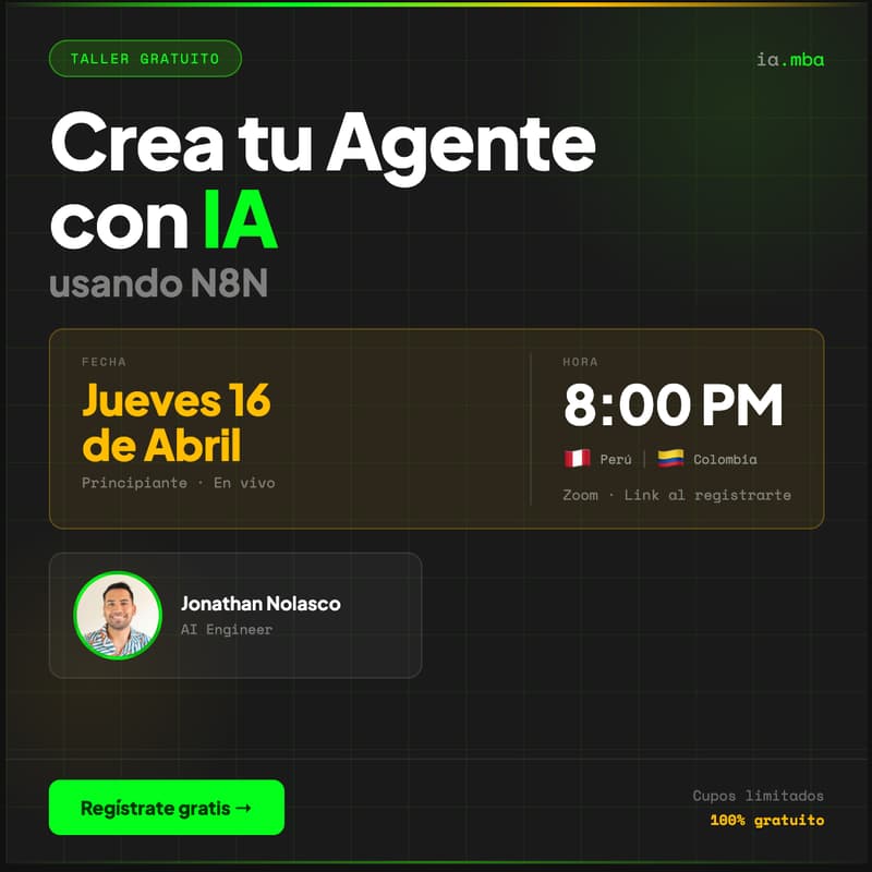 Cover Image for Crea tu Agente con N8N