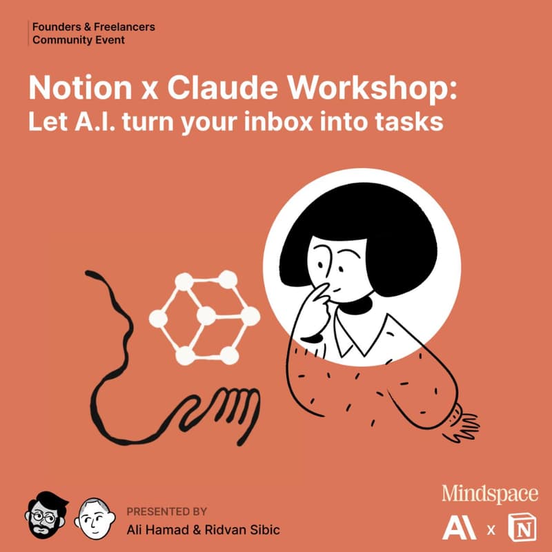 Cover Image for Notion x Claude Workshop: Let A.I. turn your inbox into tasks