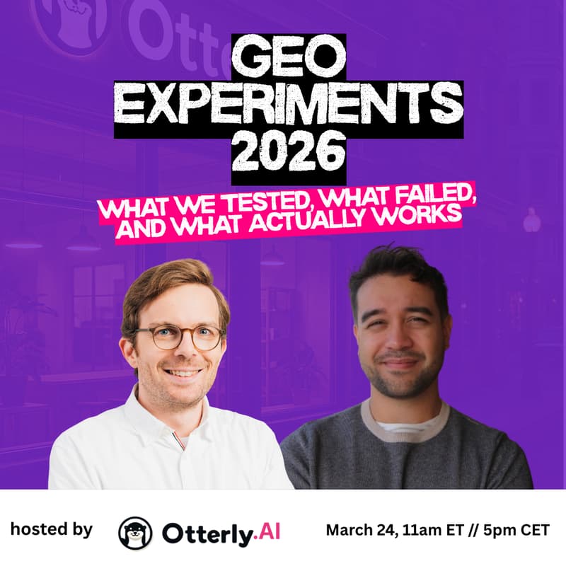 Cover Image for GEO Experiments 2026: What We Tested, What Failed, and What Actually Works