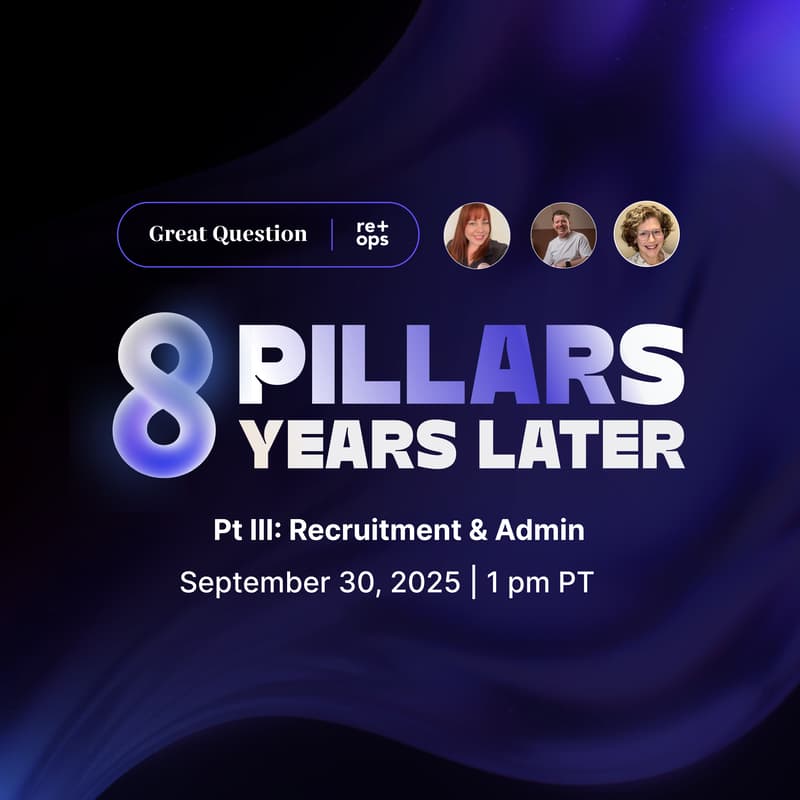 Cover Image for 8 Pillars, 8 Years Later: Recruitment and Admin