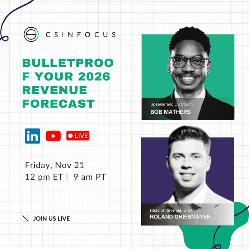 Cover Image for Bulletproof Your 2026 Forecast — with Anthony DeShazor and Roland Griesmayer