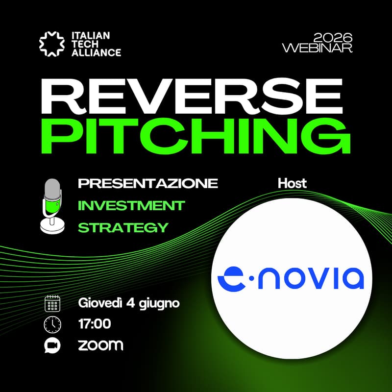 Cover Image for Reverse Pitching - e-Novia | Venture Building & Industrial AI