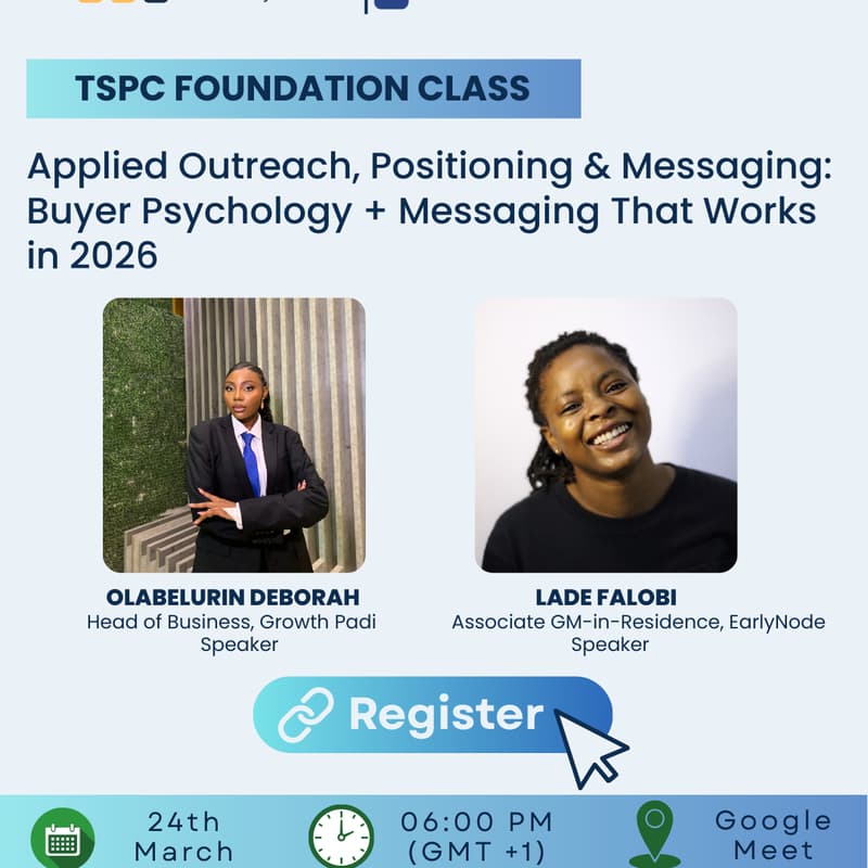 Cover Image for Applied Outreach, Positioning & Messaging: Buyer Psychology + Messaging That Works in 2026