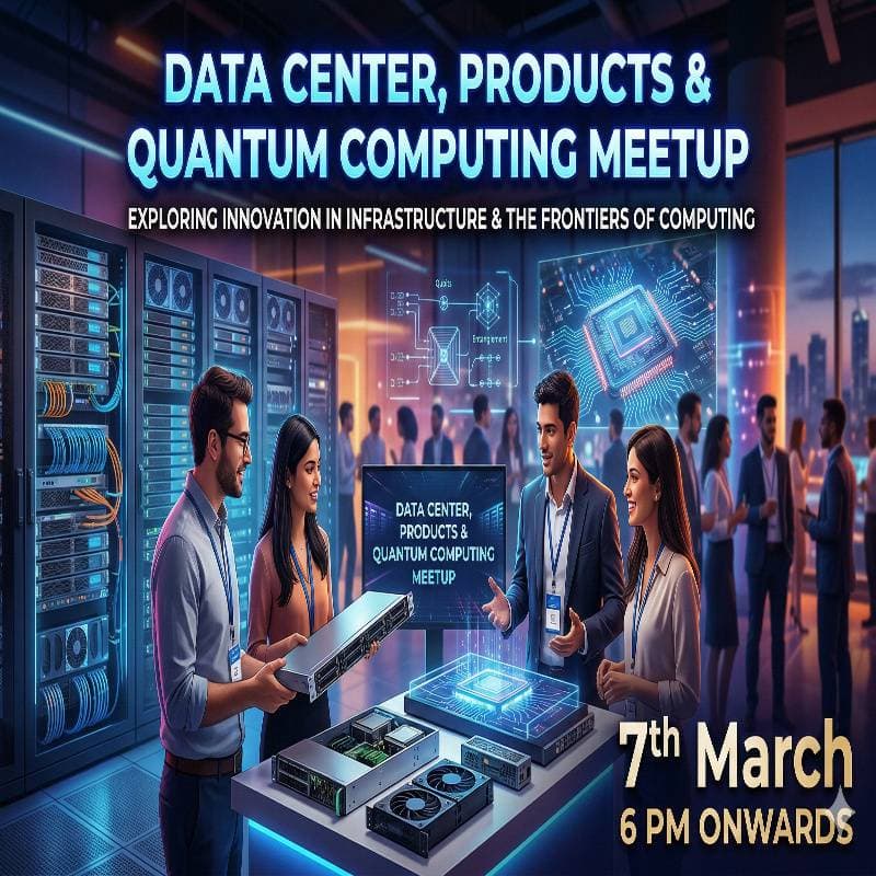 Cover Image for AI x Data Centers: The Infra Behind the Intelligence Meetup- BLR Edition