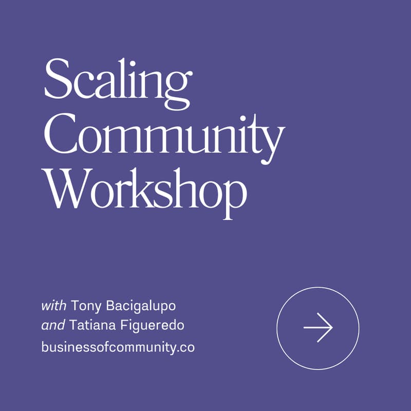Cover Image for Scaling Community Workshop
