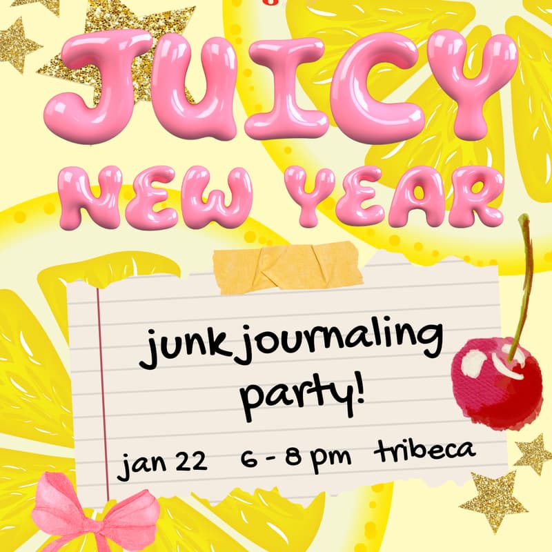 Cover Image for juicy new year: junk journaling party!