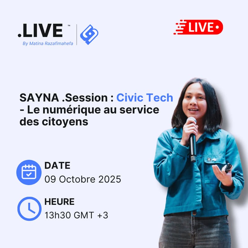 Cover Image for SAYNA .Session #2 : Civic Tech - Le numérique au service des citoyens