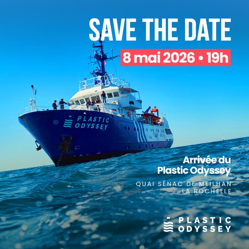 Cover Image for Arrivée du navire Plastic Odyssey - La Rochelle