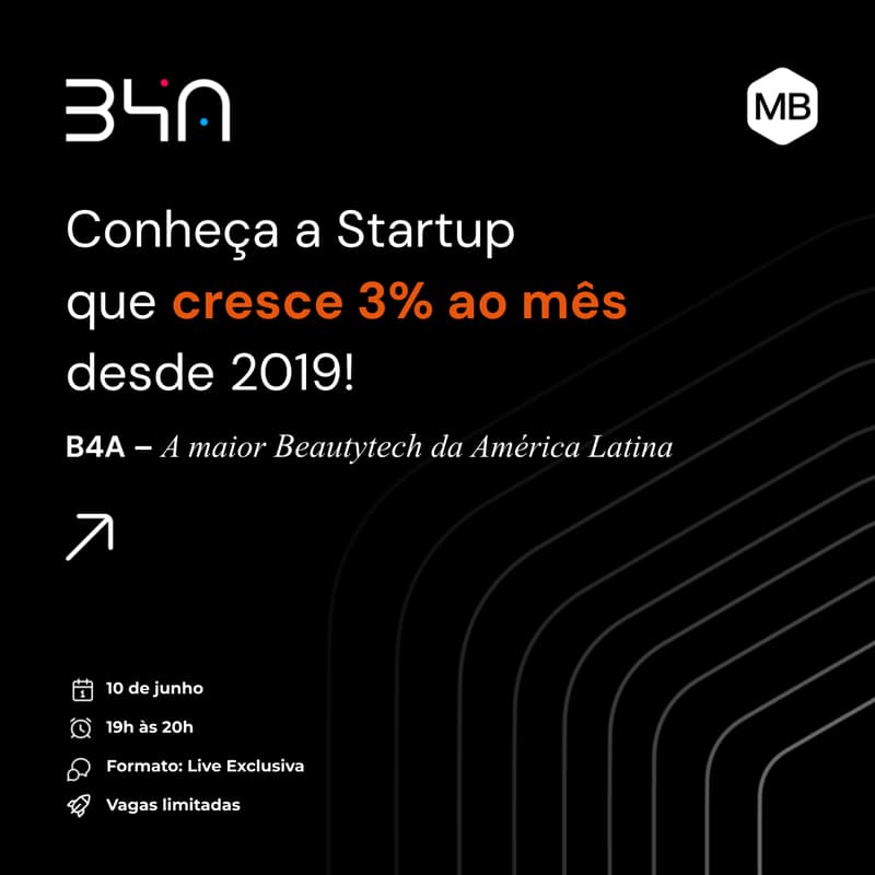 Cover Image for Live exclusiva com a B4A: a maior beautytech da América Latina!