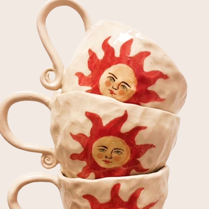 Cover Image for Pinch-pot mugs