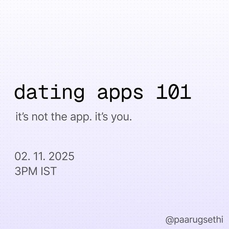Cover Image for dating apps 101