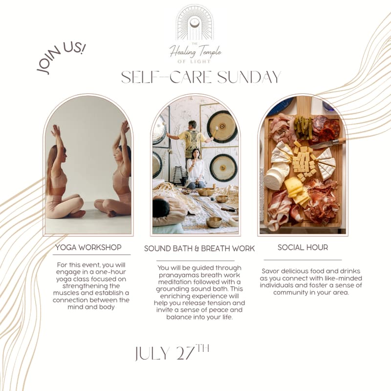 Cover Image for Self-Care Sunday: Yoga & Sound Bath Sanctuary